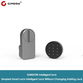 Умен заключване на Hristo за врати GIMDOW за безопасно смарт парола Електрически Хотелски Bluetooth-съвместими Апартаментен цифров шкафче