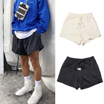Баскетболни шорти, мъжки спортни свободни летни модни марки за момчета бързо съхнещи американски мъжки ежедневни панталони от ледената коприна pentavo панталони