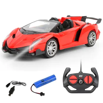 2,4 G Drift RC Кола Високоскоростна Електронен Кола С Led Електрически Дистанционно Управление на Спортен Автомобил, USB Зареждане на Електронна Играчка Детски Подарък