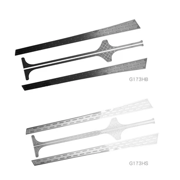 Предпазител метал на Борда на поли печки украса печки скида на борда стъпки метален за SCX6 Wrangler