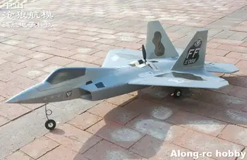 Версия на взаимно превръщане на системата за захранване F22 720 mm Размах на крилата F-22 Raptor 64 мм Самолет ЕФР или Тласкач EPO RC Самолет Радиоуправляемая модел самолет