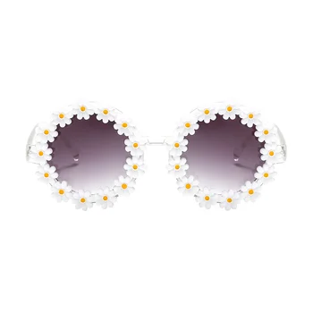 Слънчеви Очила лайка 1pc кръгла цветни Слънчеви Очила за Възрастни
