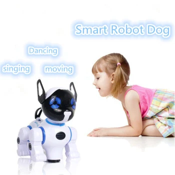 Интелигентен Радиоуправляеми Робот Куче Безжично Дистанционно Управление Умно Куче Електронни Домашни Животни е Детска образователна играчка да се Движи да Говори Играчка СРЕЩУ Електрически Динозавър