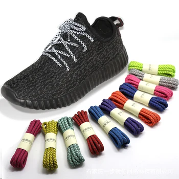Нови Светлоотразителни два цвята Въжени Ремък Въжени Връзки За Обувки Бестселър 47 