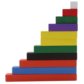 Материали Монтесори Дървени Математически Играчки Посредник Между Ръководството Пръчки Строителен Интелектуалния Блок Математическа Дървена Кутия За Детски Подарък
