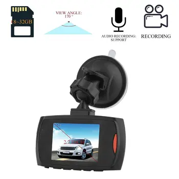 Насърчаване на високо качество на видео рекордери За Автомобили G30L Колата Помещение Регистратори на Регистратори на G-сензор IR Нощно Виждане 2.4 инча