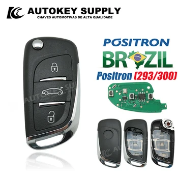 Дистанционно ключ за позитронной аларма Citroen - Двухпрограммная (293/300) Автоматична доставка AKBPCP095