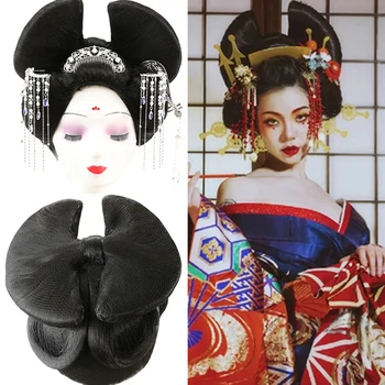 Черно Кимоно, Средства За Коса Японското кимоно аксесоари за коса Голяма Пеперуда Прическа Модел Шоуто на Древните Жените се Обличат