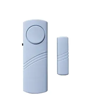 Сензор за прозорец врати за дома аларма Интелигентен сензор на разделящото пространство за откриване на отворена врата ефективно спира крадец със силен сигнал за тревога 108 db