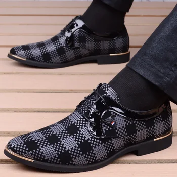 Вечерни обувки Мъжки Модел Обувки на платформа 2022 Модерен Дизайнерски Лоферы без закопчалка Мъжки Италиански Луксозни Маркови Обувки за Сватба Mocasines Hombre