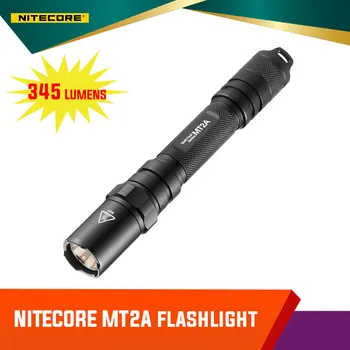 Nitecore MT2A 345 лумена USB Акумулаторна фенерче бяла светлина с помощта на светодиоди CREE XP-G2 R5 използва 2 батерии тип АА