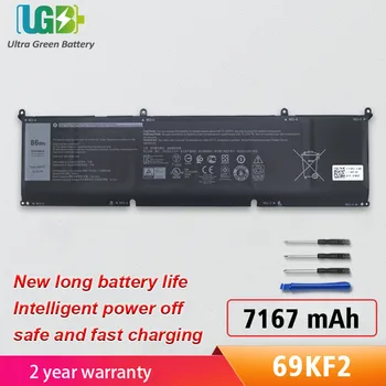 UGB Нова Батерия 69KF2 За Dell Alienware M15 M17 R3 XPS 15 9500 G7 7500 5550 P100F P45E P91F DVG8M P8P1P Батерия за лаптоп