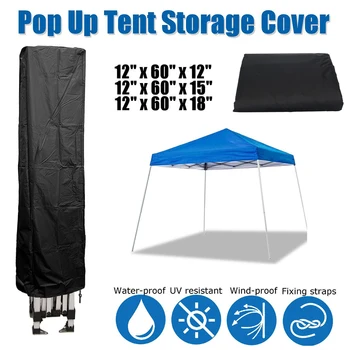 3 Размера Водоустойчив Анти-UV калъф за съхранение С Палатки с Навес Градински Палатка Навес Беседка Открит Палатка Сянката на Защитния Капак