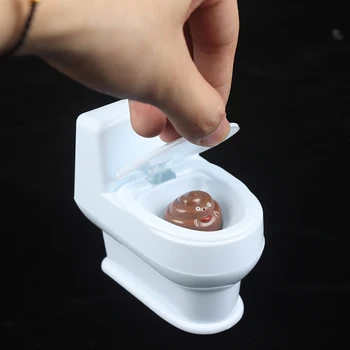 Интересен какашки спрей шега играчка шега мини спринклерный тоалетна спрей за моделиране смешно водосточни тоалетна