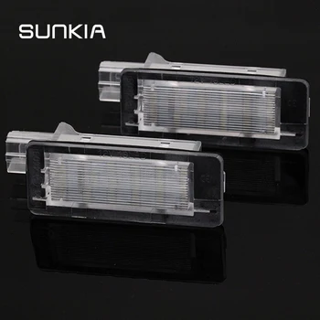 SUNKIA-Добрият Автомобилен LED Лампа с Осветление Регистрационен номер за Renault Espace MK4 Scenic MK2 Laguna 2 Dacia Duster Lodgy Logan MCV III
