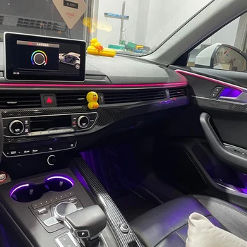 32 Цветове Вътрешна Атмосфера от Светлина около светлини За Audi A4 B9 A5 2017 2018 2019 2020 2021