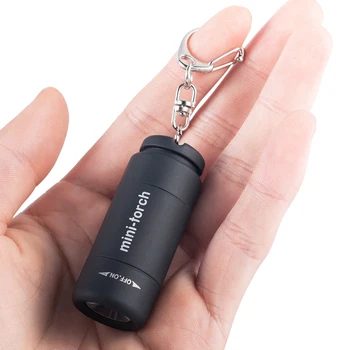 Преносим Мини-Ключодържател Джобен Фенер USB Акумулаторна батерия Led Фенерче Мощен Ключодържател Лампа, Открит Къмпинг Flashligh