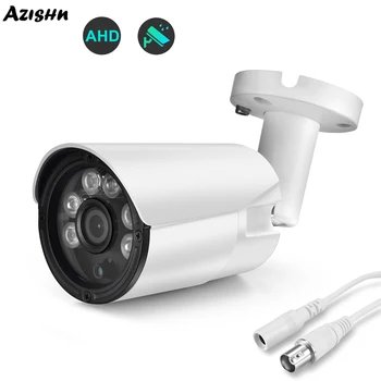 AZISHN AHD 5MP Камера за Сигурност 2880*1616 Аналогов Висока Разделителна способност, Външно Видеонаблюдение Аудио Домашно Нощно Виждане Видеонаблюдение