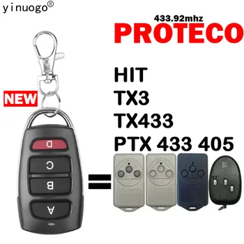 Нов PROTECO TX433 Дистанционно Управление, Отварачка За Врата 433 Mhz Фиксиран Код PROTECO HIT TX3 PTX 433 405 Дистанционно Управление на Врата