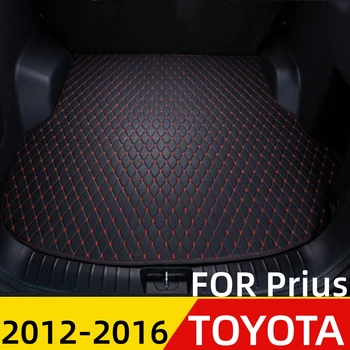Подложка За Багажник на Автомобил Toyota Prius 2012-16 всички сезони XPE Плосък Страничен Задната част на Товарен Делото Килим Подложка Автоматично премахване на крайните Части и Багажник Багажника Мат