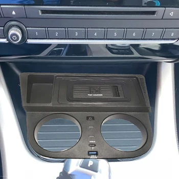 15 Вата Автомобилното безжично зарядно устройство QI зарядно устройство за телефона, бързо зарядно устройство зарядно устройство ще захранване на панела на притежателя на телефона, за BMW X3 F25 X4 F26 2014-2017