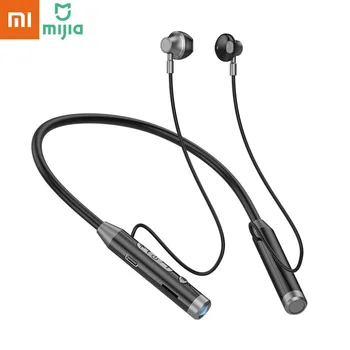 Нови Безжични Слушалки Xiaomi Mijia Youpin Hifi звук Снимка на Дистанционно Управление на светкавици Bluetooth 5.1 Спортни Слушалки С Шейным Каишка