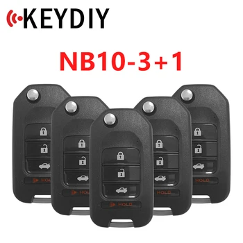 KEYDIY NB10-4, богат на функции Подмяна KD дистанционно Управление 3 + 1 Бутон NB Серия Ключ За KD900 URG200 Remote Master