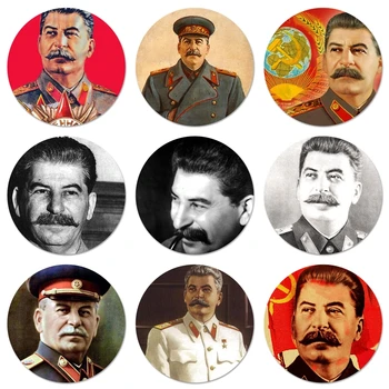 Руски Сталин СССР Икони Игли Икона Украса Брошки Метални Значки За Украса на Раницата